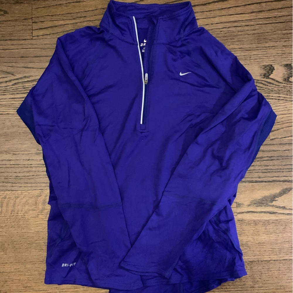 Nike Dri-Fit 3/4 zip running top